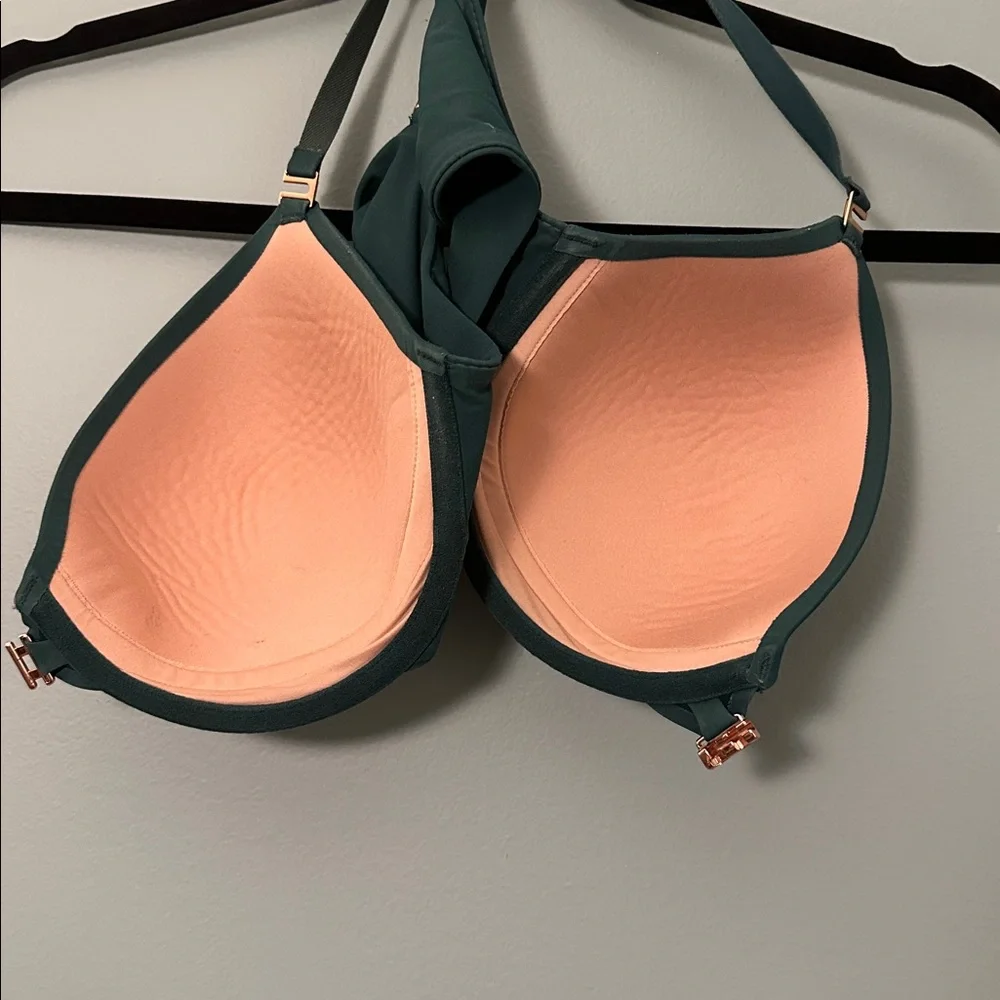 Soma Bodify Front Close Perfect Coverage Bra Green Size 36D